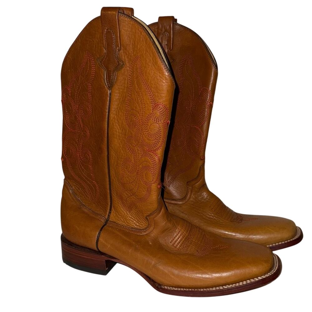 Ferrini Tan Leather Western Boots